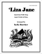 'Liza Jane Unison/Two-Part choral sheet music cover